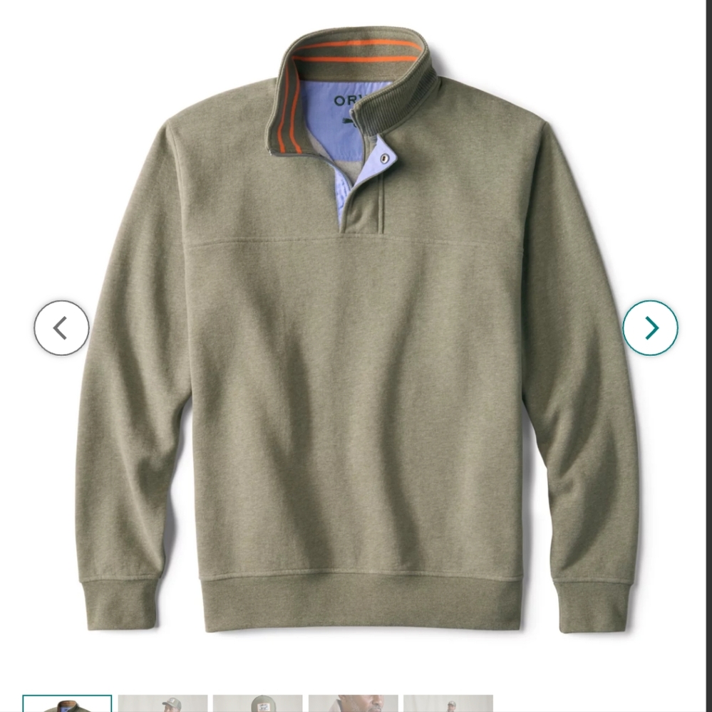 Men's orvis sweatshirt size large